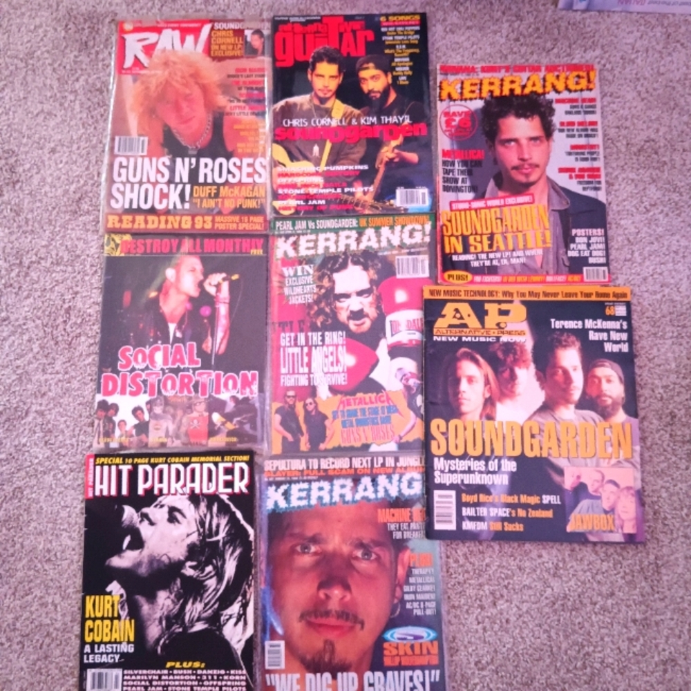 Vintage Rock Magazines (8)